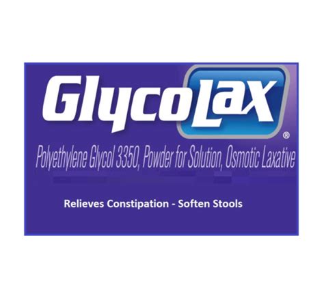 polyethylene glycol glycolax